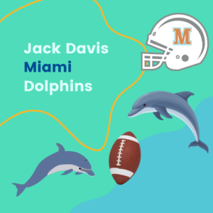 Jack Davis Miami Dolphins - Football, Marine Life